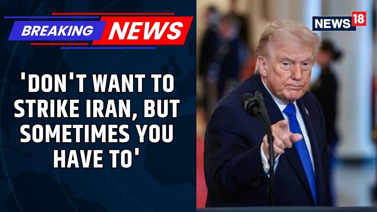 Amid The Ongoing US-Iran Intensifying War, Donald Trump Warns Iran Of Strike, Again! | News18
