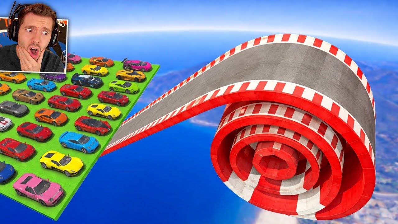 GTA V Online: MEGA CORRIDA em um CONE GIGANTE TROLL!