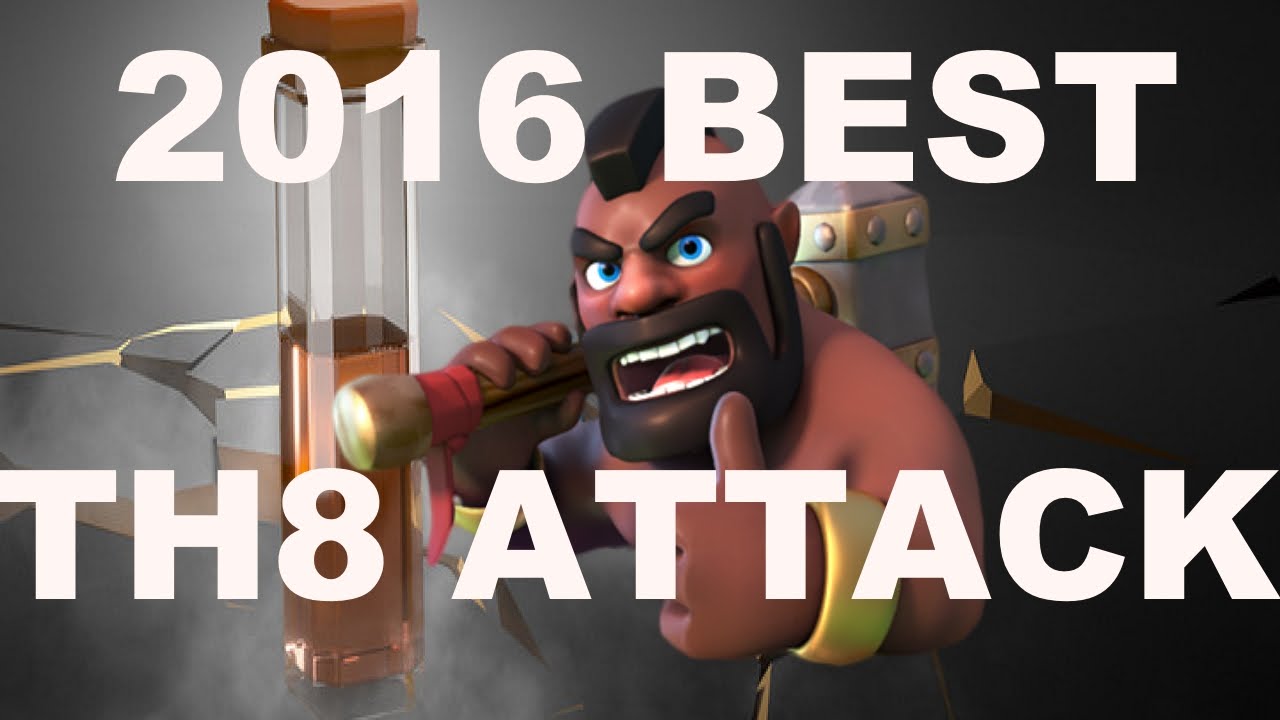Best TH8 Clan War Attack for 2016!