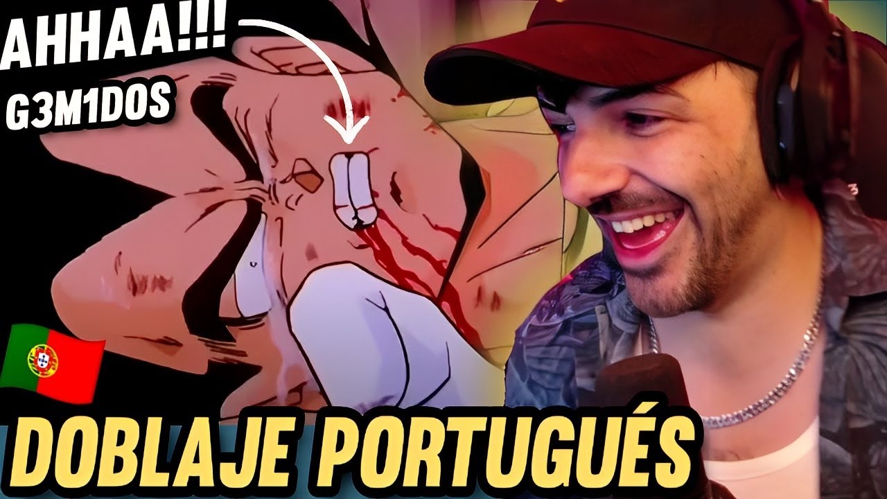 Nexxuz Reacciona al DOBLAJE PORTUGUÉS 🇵🇹 de Dragón ball.... 🐉 | todo G3m1d0s 🤣