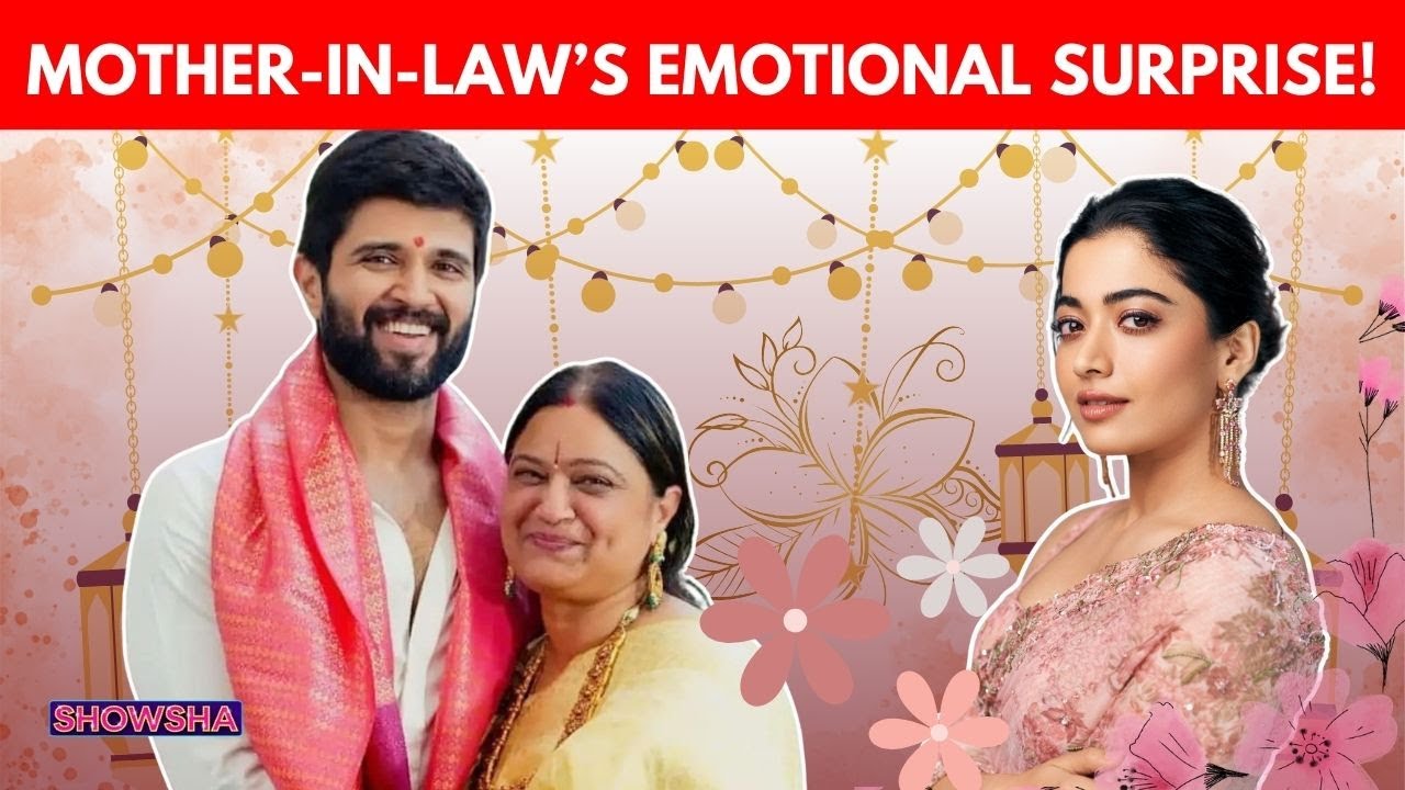 Vijay Deverakonda’s Mom Welcomes Rashmika With Special Gift At Sangeet | WATCH