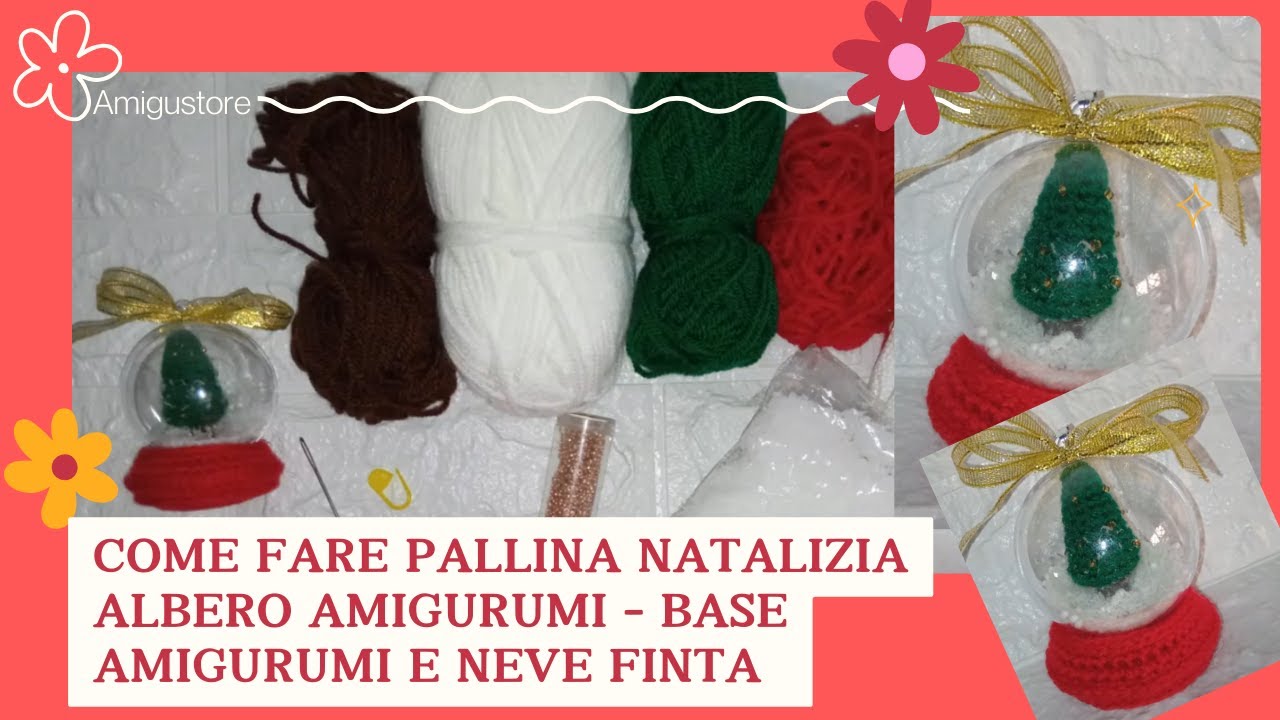 🎄 Amigurumi Sfera di Neve all’Uncinetto ❄️ | Tutorial Facile Passo Passo Natale 2025