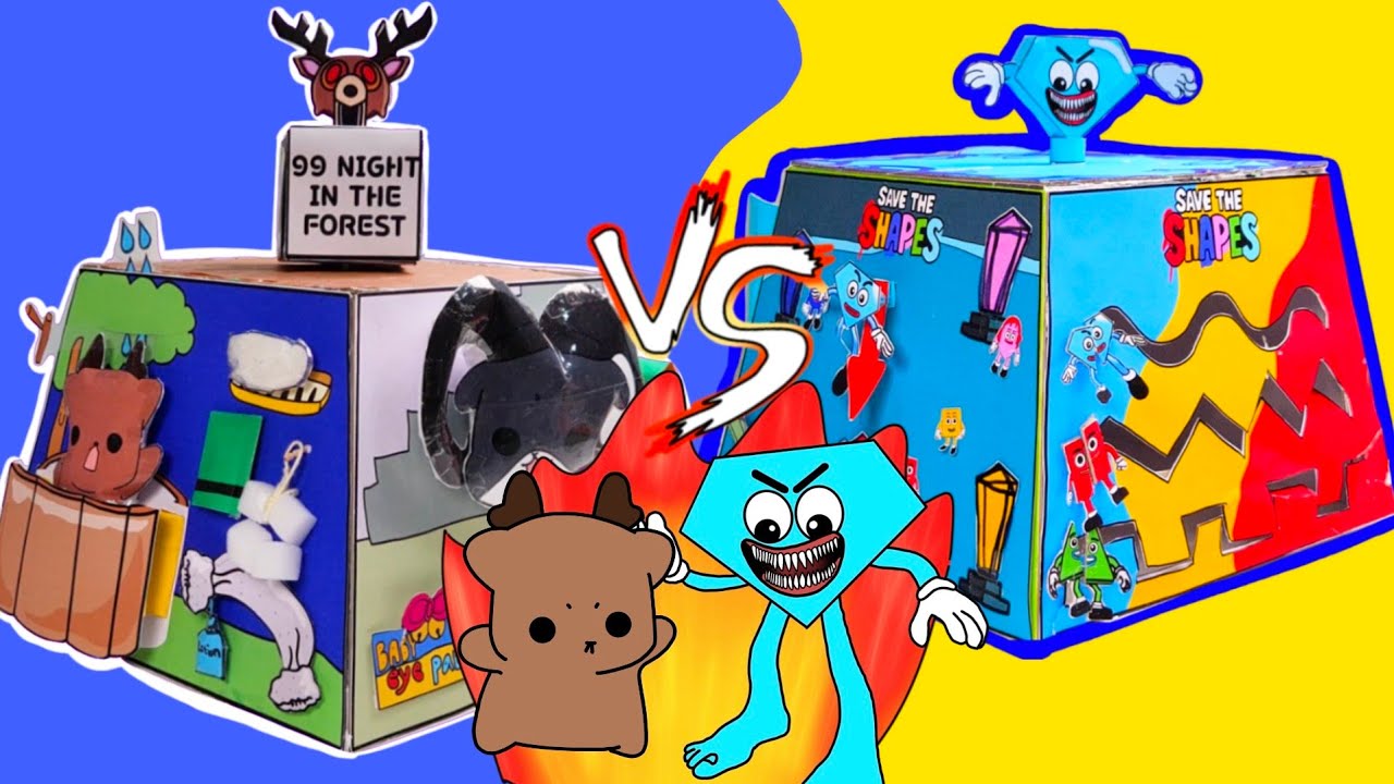 🔥Сохраните настольную игру SHAPE против настольной игры 99 Nights in the Forest Baby