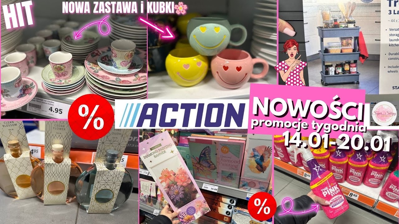 ACTION NOWA WIOSENNA ZASTAWA i TRZY KOLORY 🩵💖💚 KUBKI BUŹKI 😁 ZEGARKI DIAMENTOWE OBRAZY💥TANIA CHEMIA💥