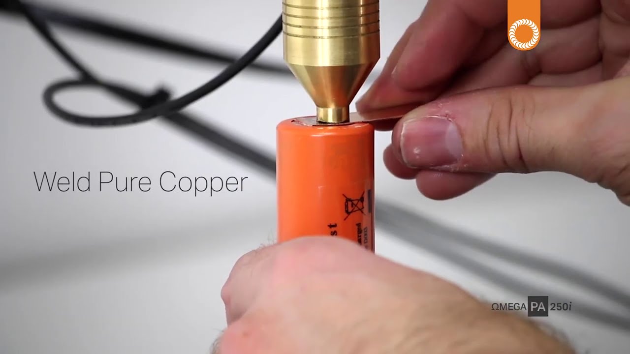 Weld Battery Packs with Copper Tabs Using Sunstone Welders Omega PA250i