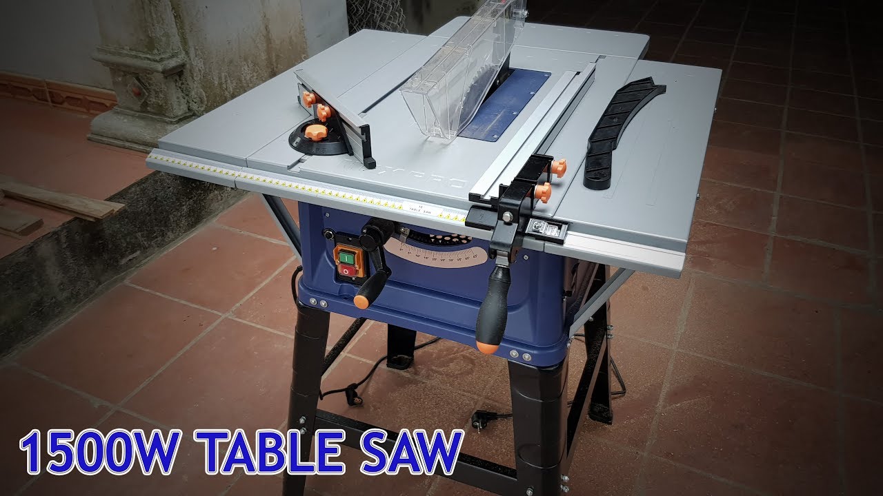 1500W Table Saw for Woodworking DIY at home