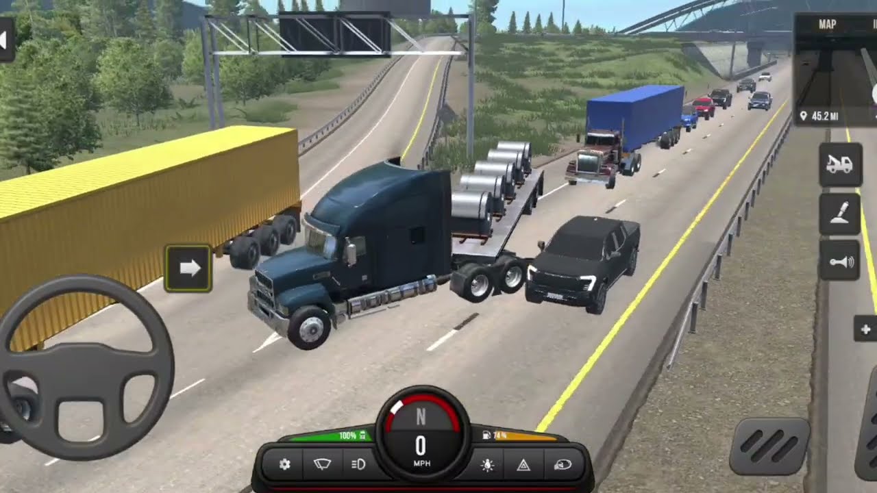 Truck Master – Big Truck vs Hard Offroad Track!