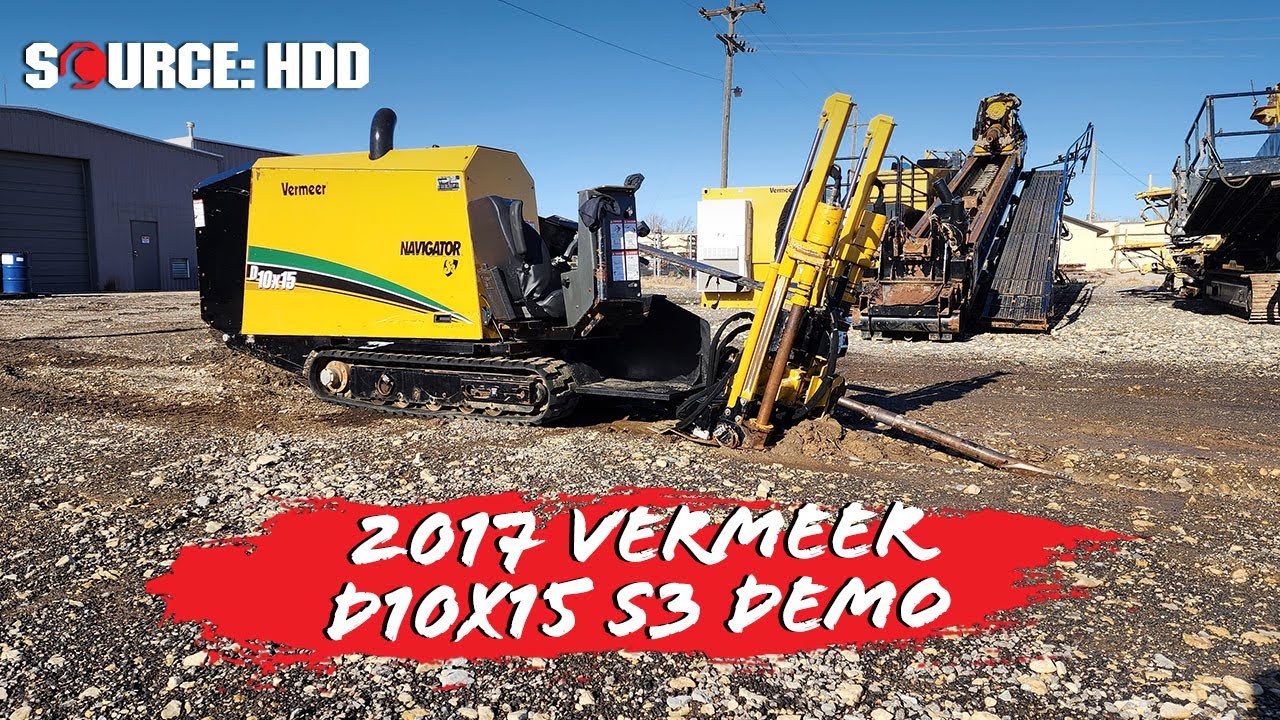 2017 Vermeer D10x15 S3 drill demo | SOURCE: HDD