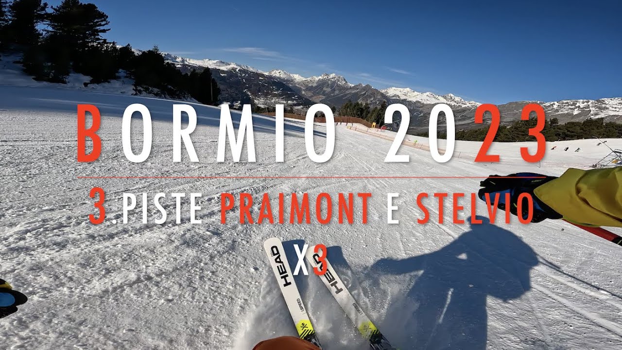 4K 🔴 Bormio SKI 🔴 Day 5 🔴 3. Piste Praimont e Stelvio x3 🔴 10.2.2023