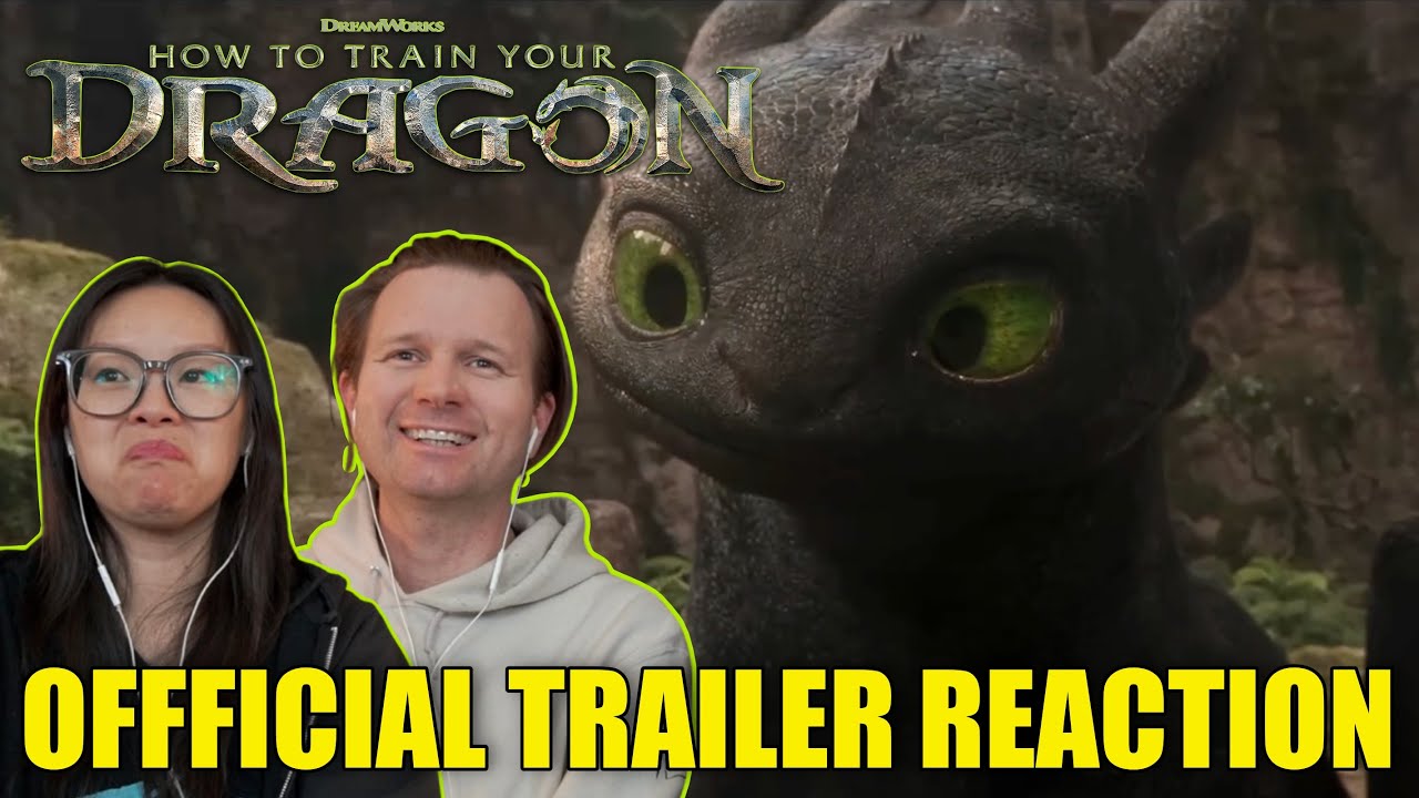 How To Train Your Dragon Official Trailer (Live-Action) | Reaction & Review | Dreamworks | HTTYD