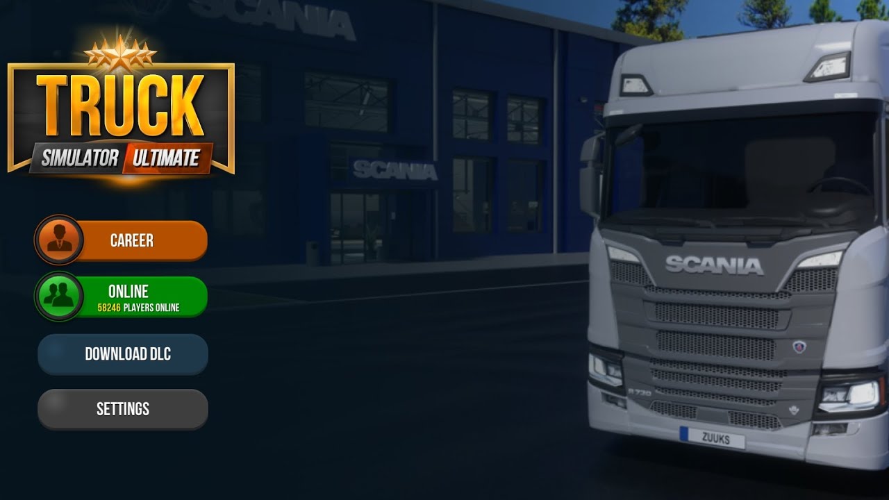 Truck Simulator Ultimate Main Car 🚗😱 #trucksimulator #cargames #youtube #viralgame 
