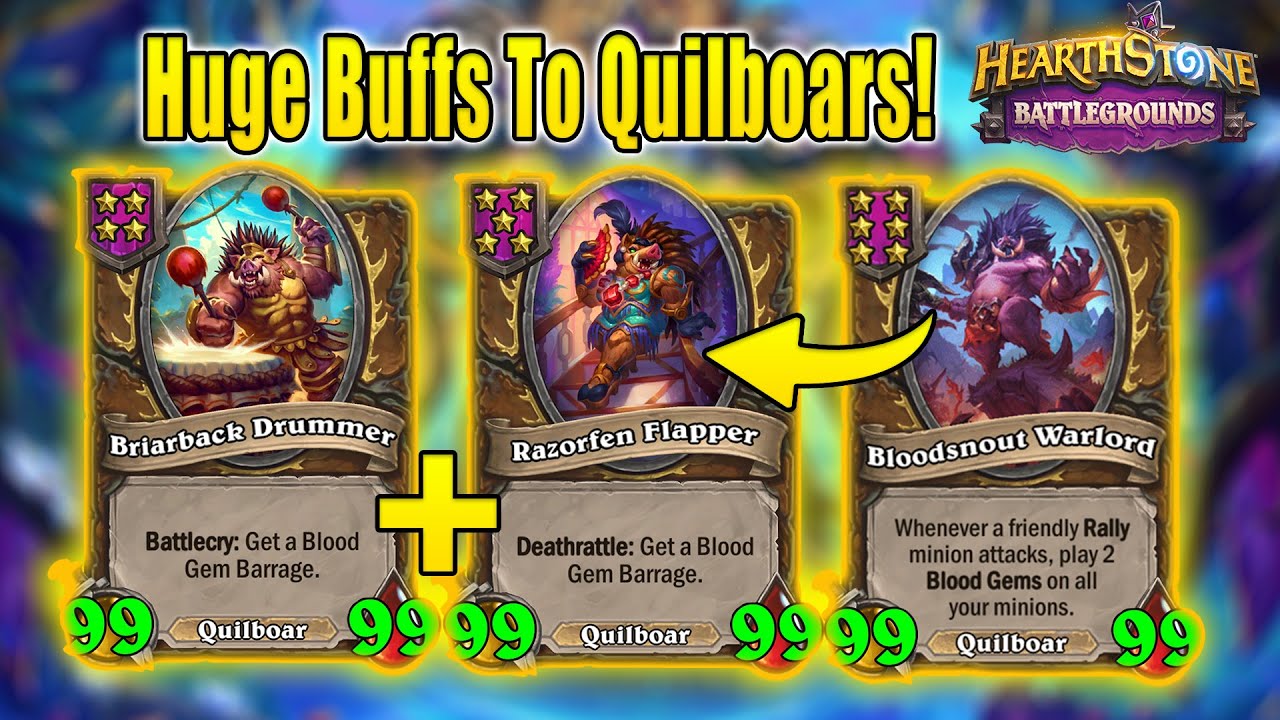 HUGE Buffs To My Favorite Quilboar Minions After Patch! | Christian Hearthstone Battlegrounds