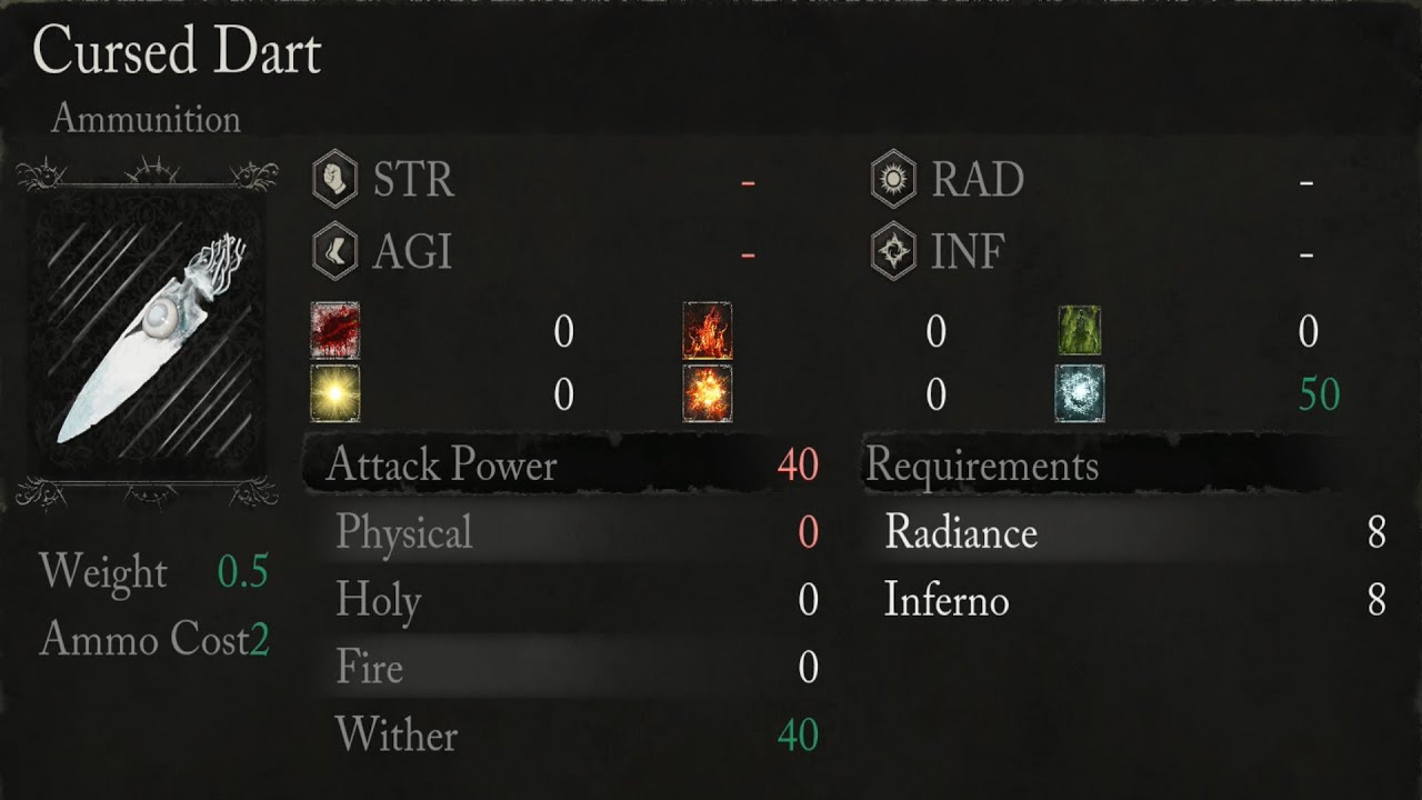 Lords of the Fallen - Cursed Dart