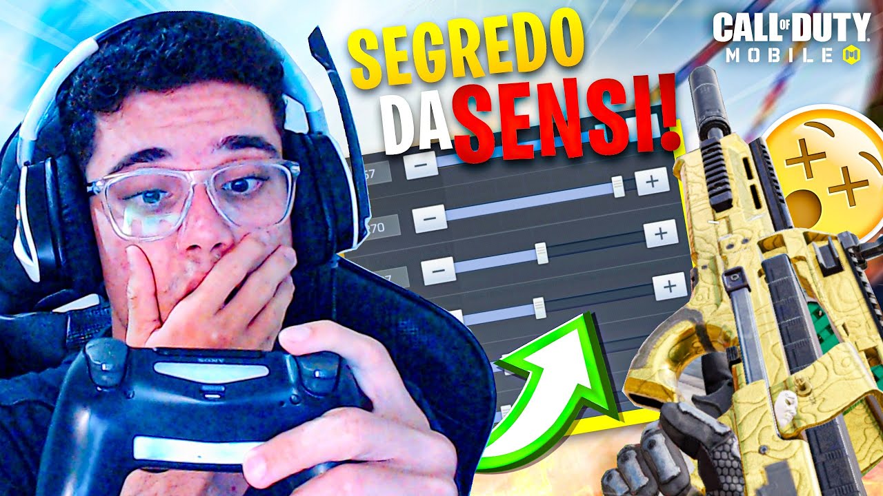 COPIEI a SENSIBILIDADE PERFEITA para o CONTROLE de um INSCRITO PROPLAYER no COD MOBILE!? - lugueryt