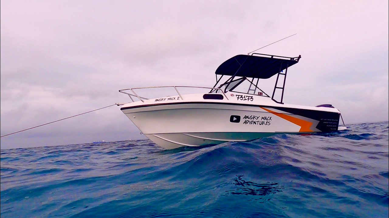 FIRST SPEARFISHING TRIP with New YAMAHA OUTBOARD ON BOAT|  MONSTER KG and MY FIRST DHUFISH on spear!