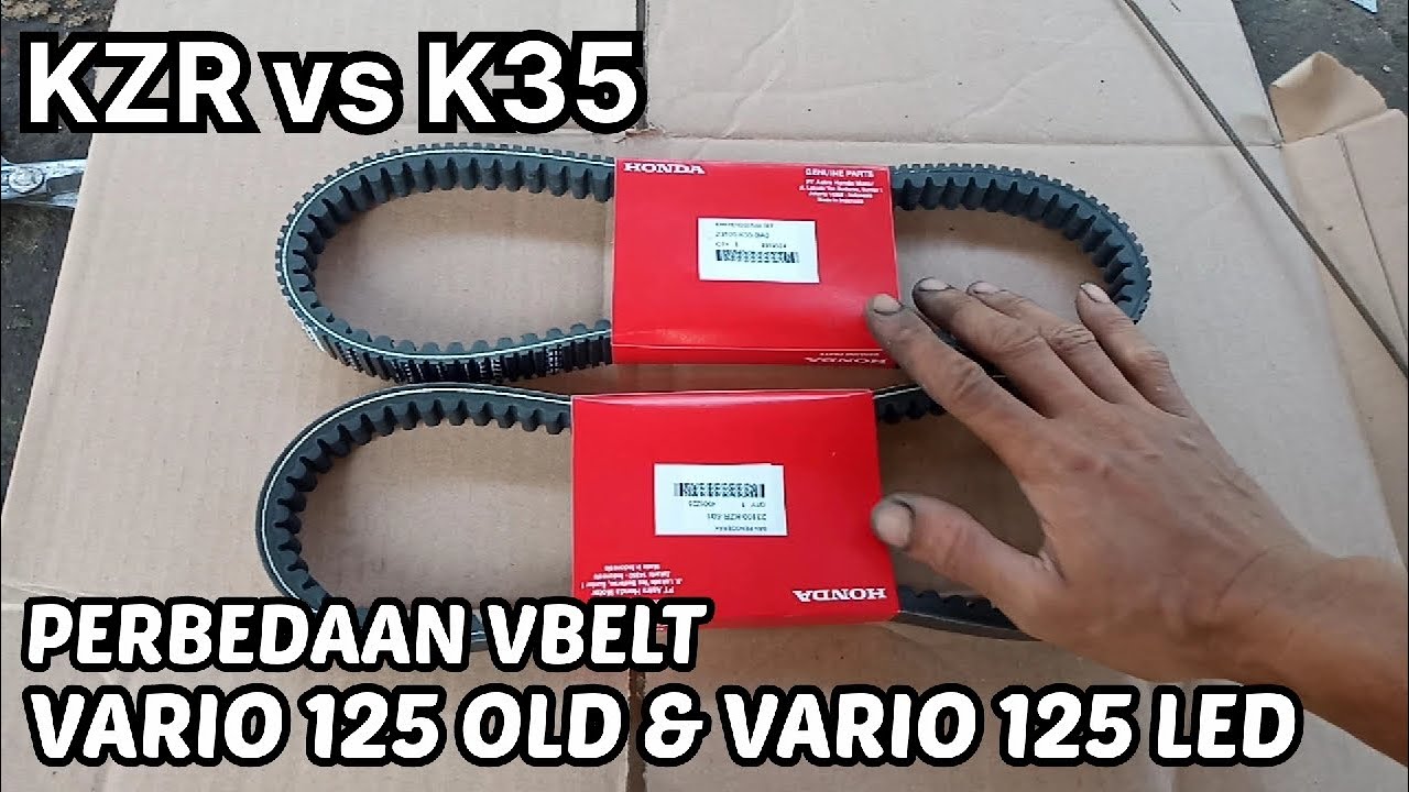 Perbedaan vbelt motor Vario 125 old dan vario 125 led