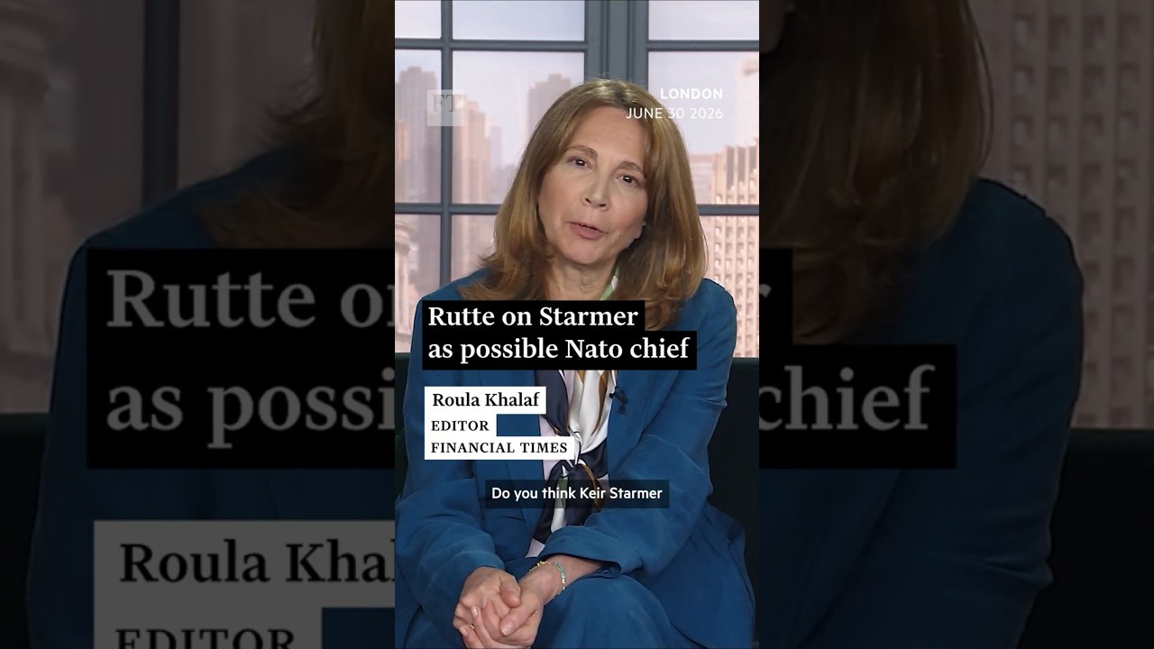 What does Mark Rutte think of Keir Starmer as a possible Nato chief? | FT #shorts