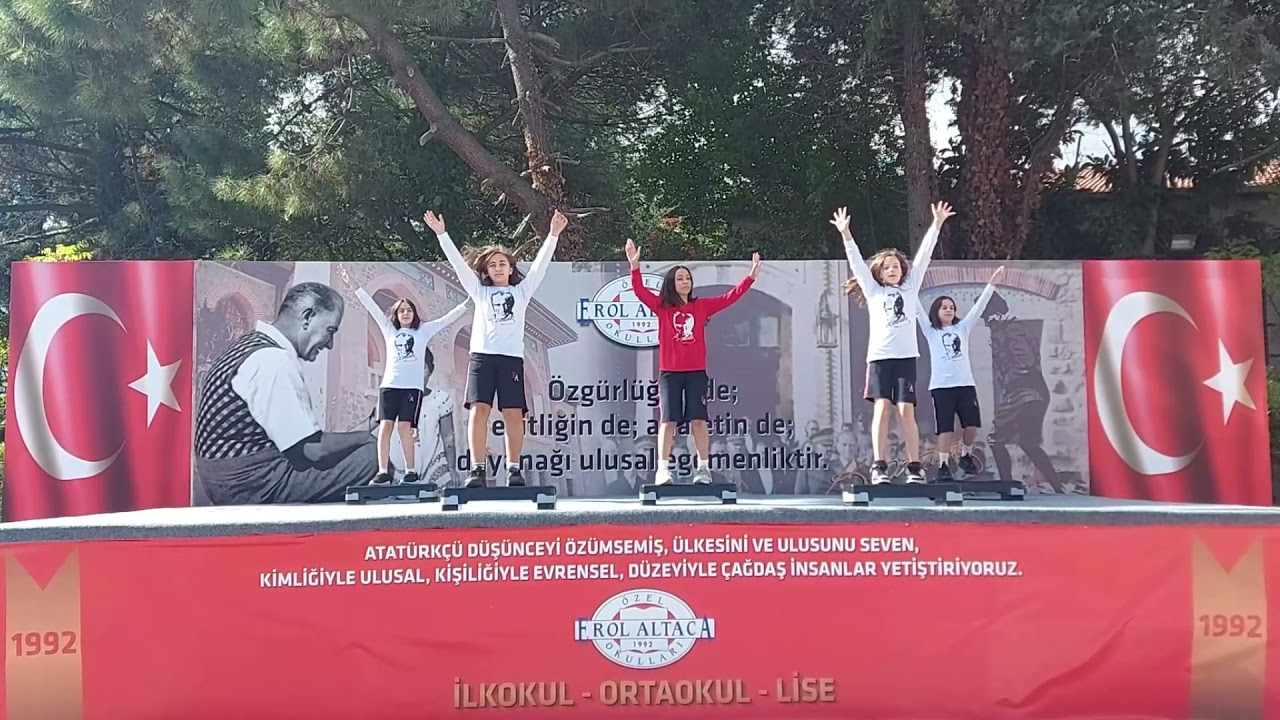 29 Ekim 2021 Cumhuriyet Bayramı Step Gösterisi