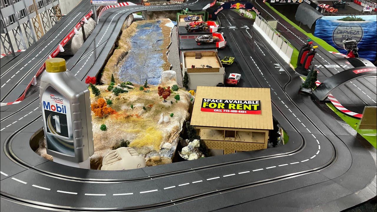 MBAUTO Details | 120ft Carrera Digital Slot Car Track Tour | 1/32 & 1/24 Scale | Road Trip Inspired 