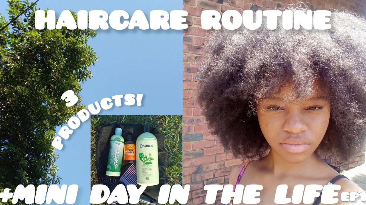 MY 3-PRODUCT HEALTHY HAIRCARE ROUTINE TUTORIAL!(+MINI DAY IN THE LIFE) |EP1| SOUTH AFRICAN YOUTUBER