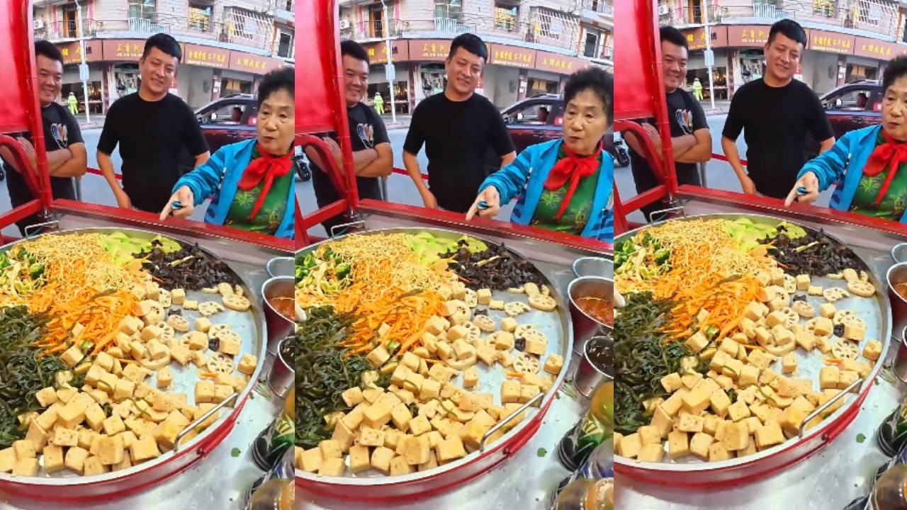 千里之外过来看我胡师傅太感动了，带你体验卖大锅卤菜的快乐 #vlog日常 #我的摆摊日记 #美食推荐 #美食 #第一视角 #沉浸式 #美食推荐官
