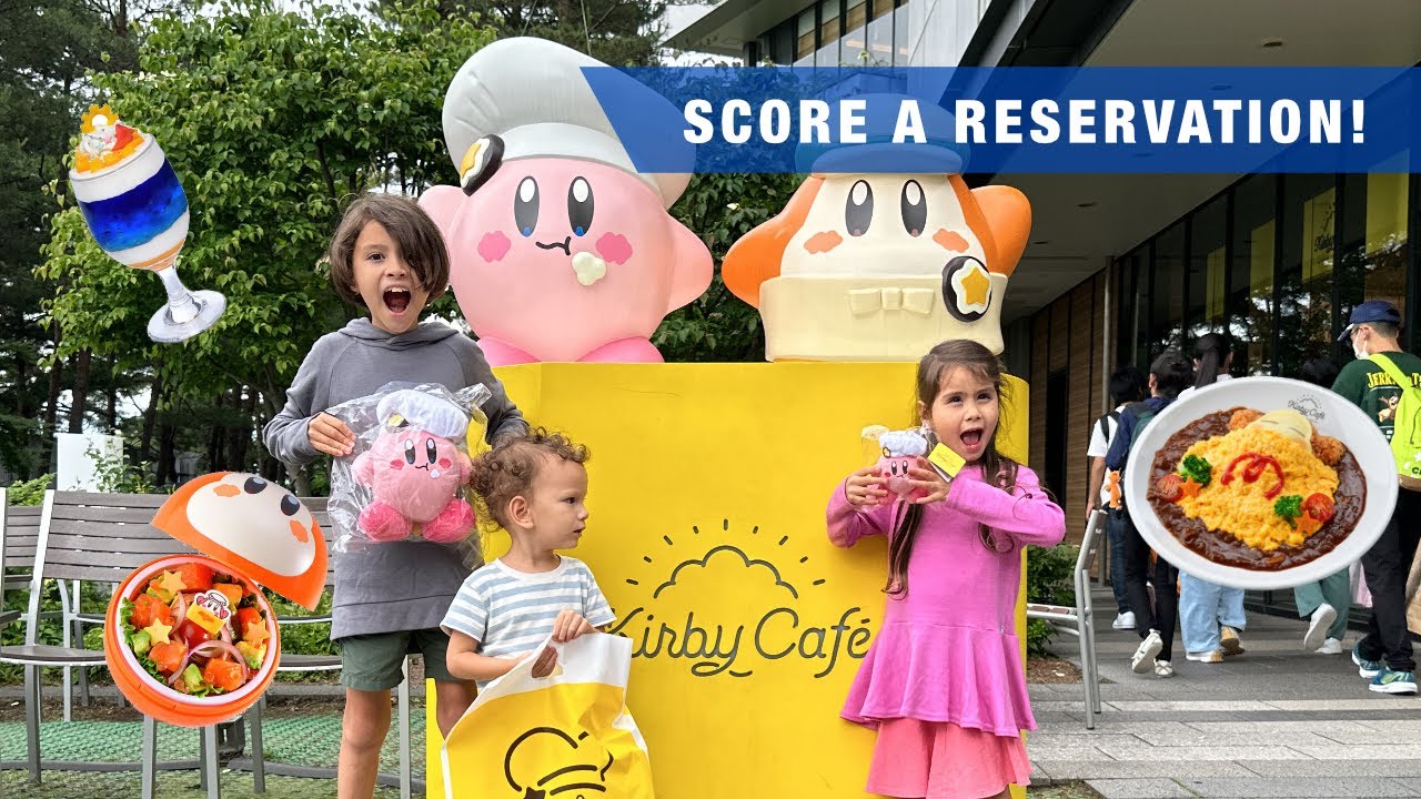 KIRBY CAFE TOKYO: What to Expect + RESERVATIONS! How to make one