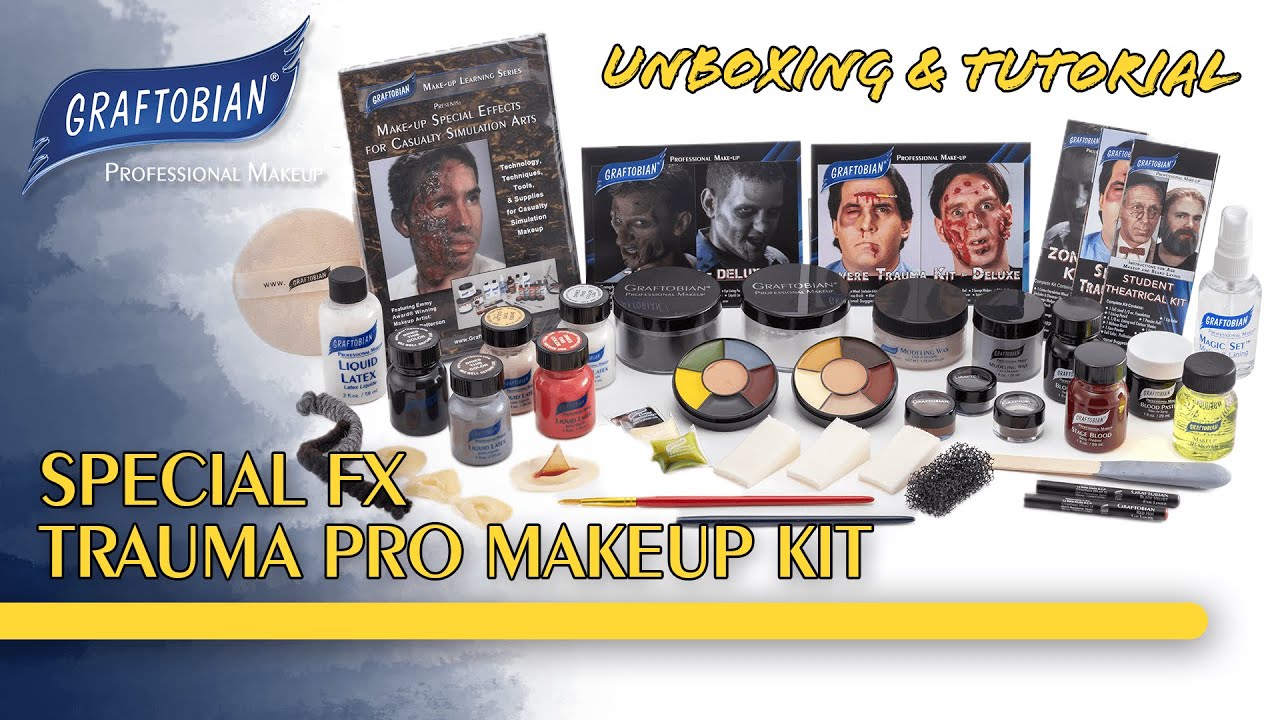 Unboxing & Tutorial: Graftobian Special FX Trauma Pro Makeup Kit
