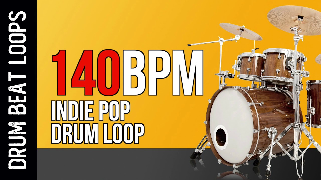 (1) Indie Pop Drum Loop 140 BPM