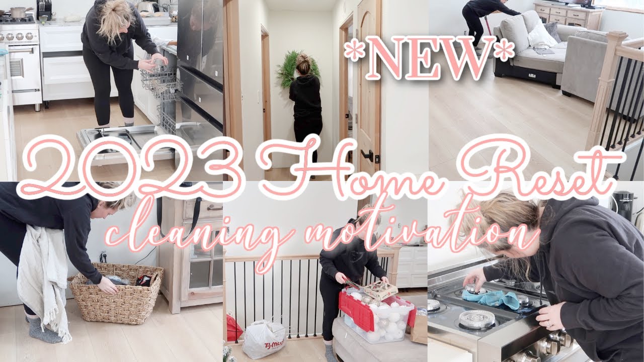 NEW ✨ 2023 HOME RESET! | All day cleaning motivation | Clean with me