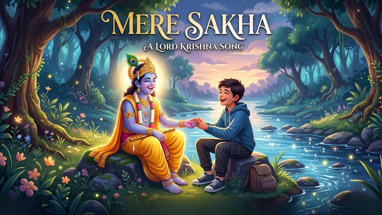 Mere Sakha &ndash; Arijit Singh Style | Krishna Bhakti Song | Emotional Devotional Song 2026