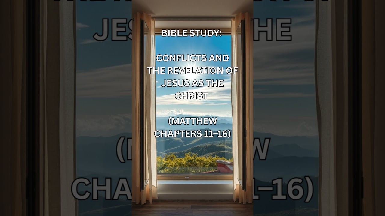 Bible Study: Conflicts and the Revelation of Jesus as the Christ (Matthew Chapters 11&ndash;16)