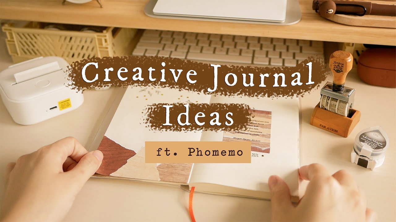 Creative Journaling Ideas (Without Drawing or Painting!) ft. Phomemo