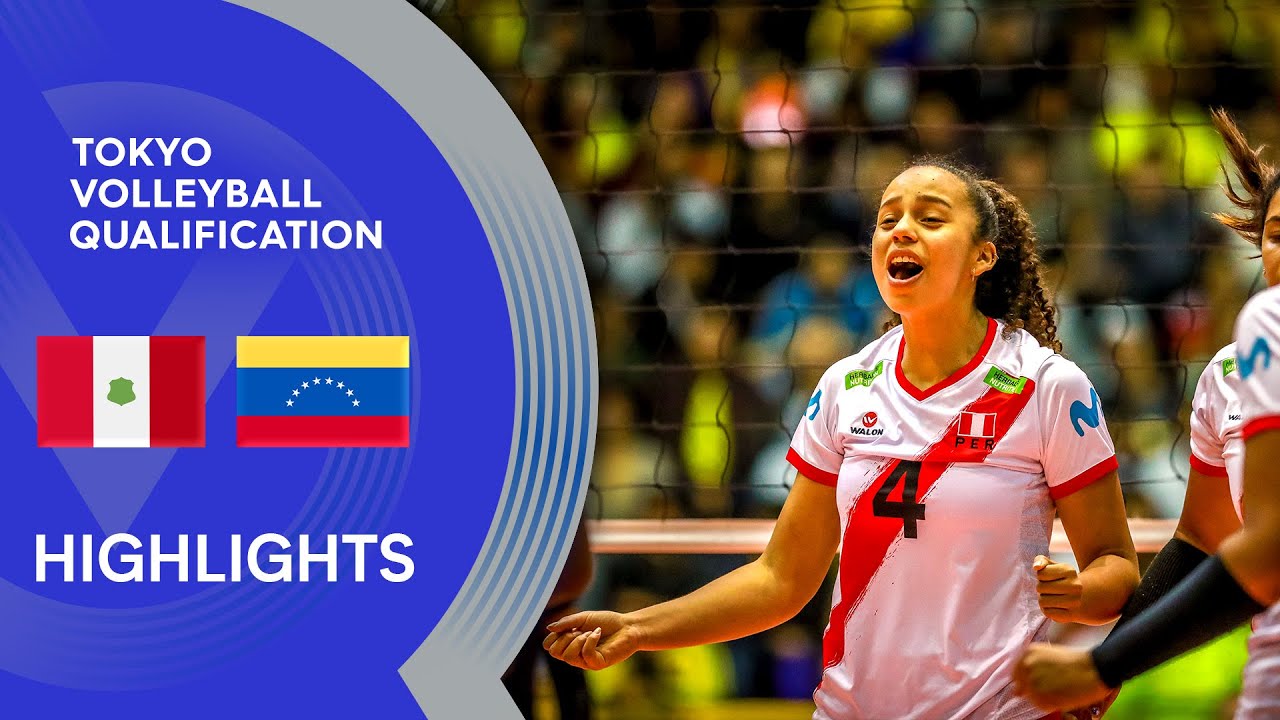 Peru vs. Venezuela - Highlights | CSV Women's Tokyo Volleyball Qualification 2020