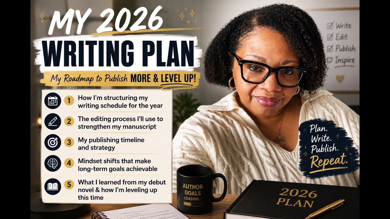 2026 Writing Goal - My plan to write, edit and publish my second book in the next year.