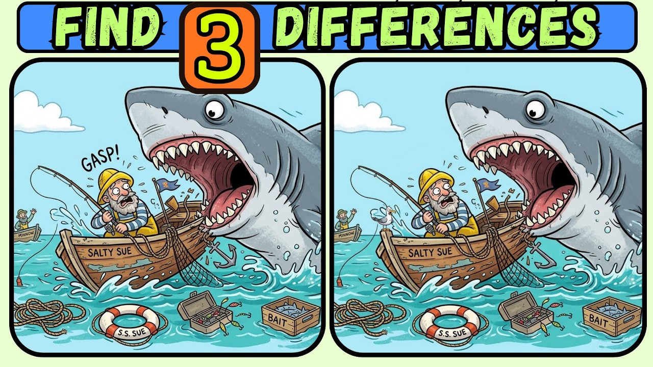 Spot the Difference Puzzle | Can You Find All the Differences?