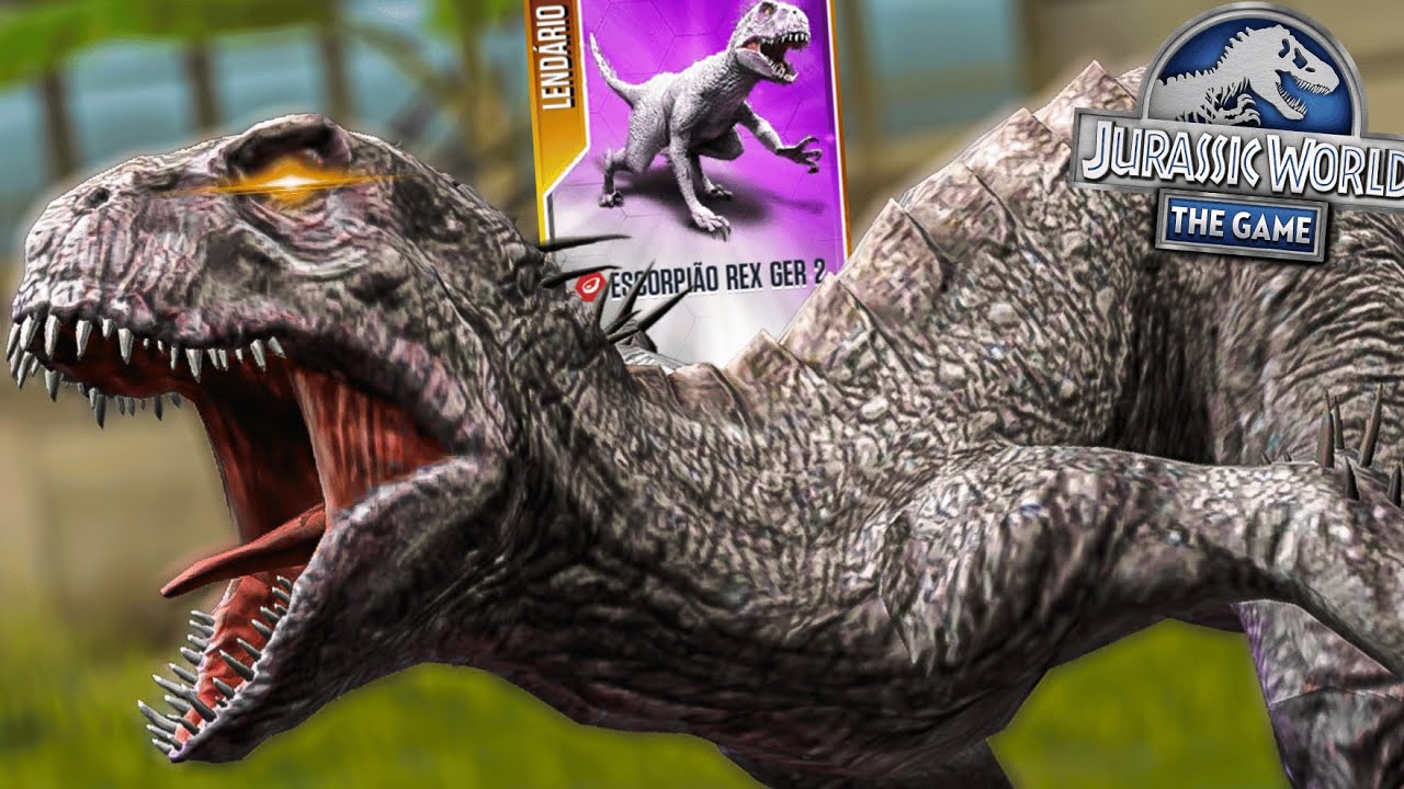 PEGUEI O NOSSO PRIMEIRO SCORPIONS REX GER 2 E JA USEI ELE EM BATALHA :Jurassic World