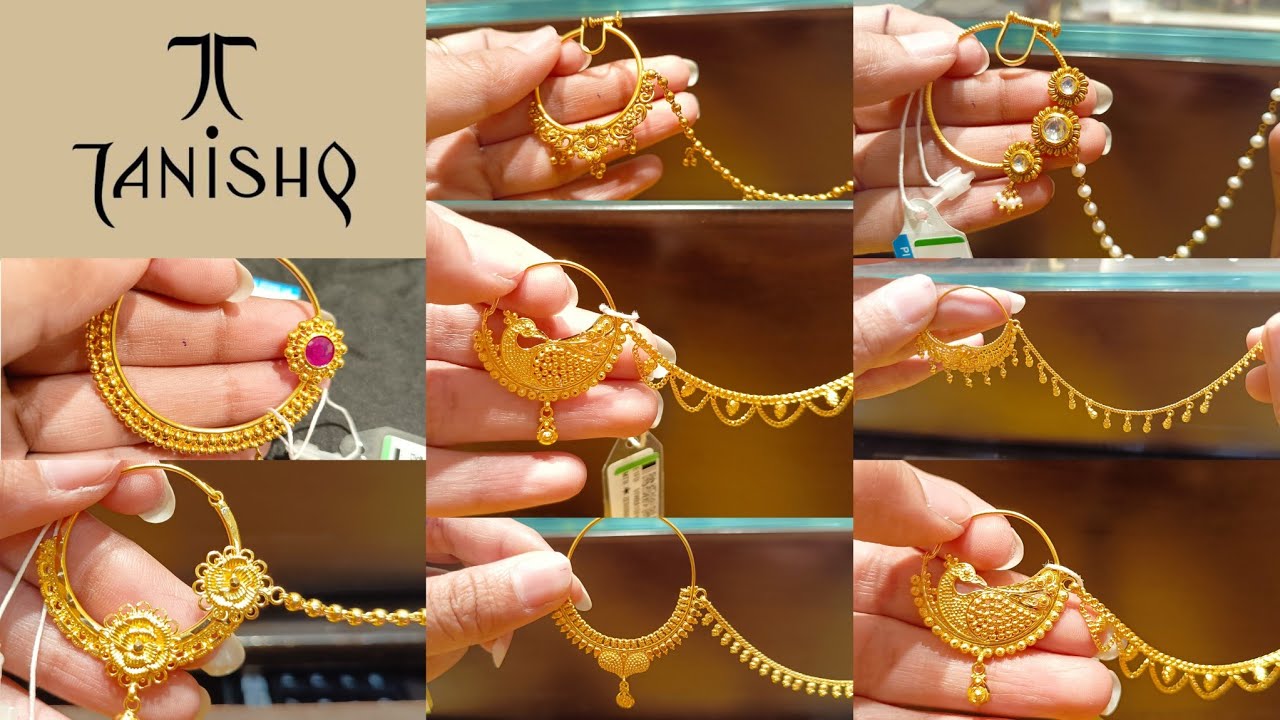 Tanishq Latest Bridal Nath Collection Starting Just 😱6 Grams #trending #youtube #tanishq