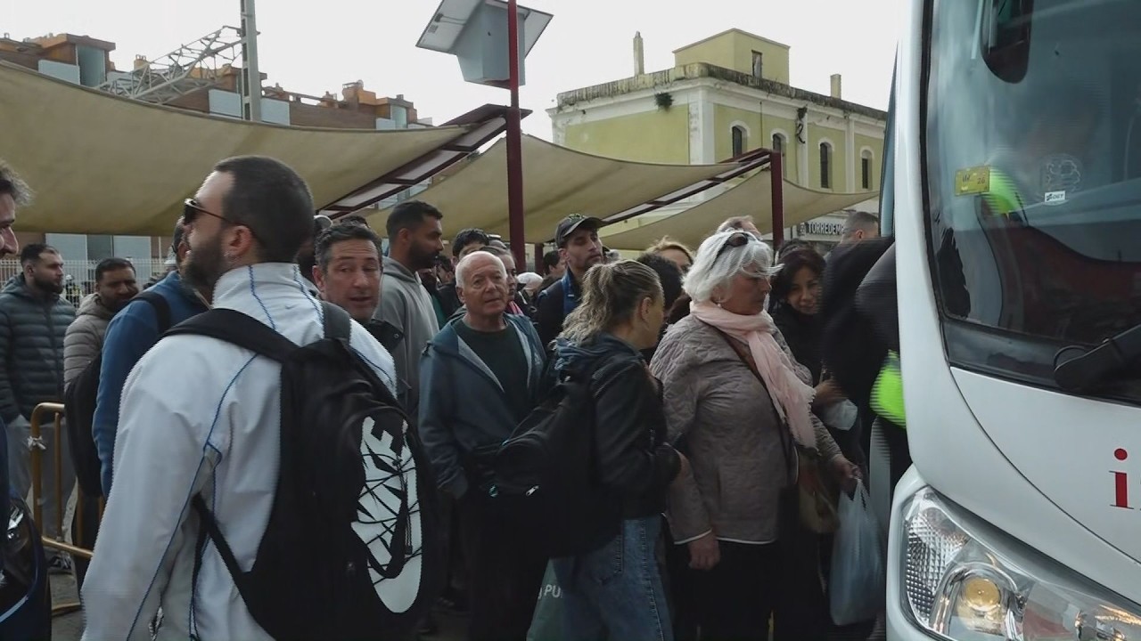 Una avaria converteix Torredembarra en el centre del Pla Alternatiu de Transport ferroviari