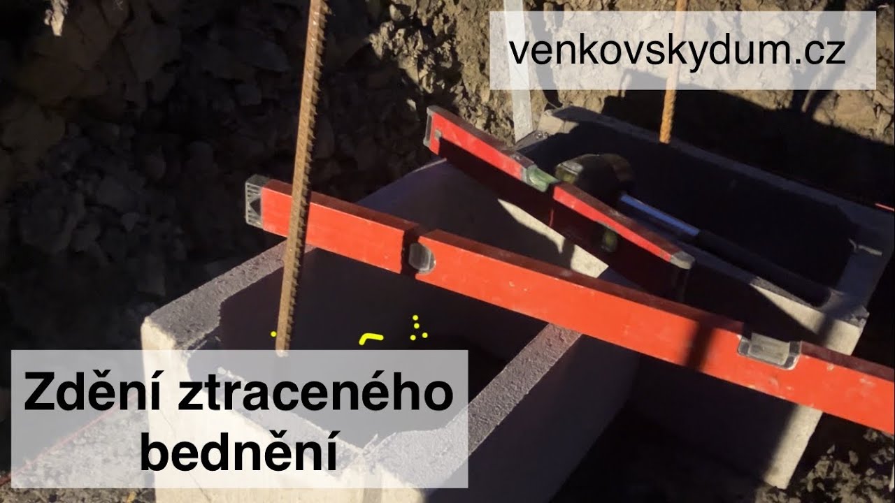 #23 Zdění ztraceného bednění- Postavil jsem dům
