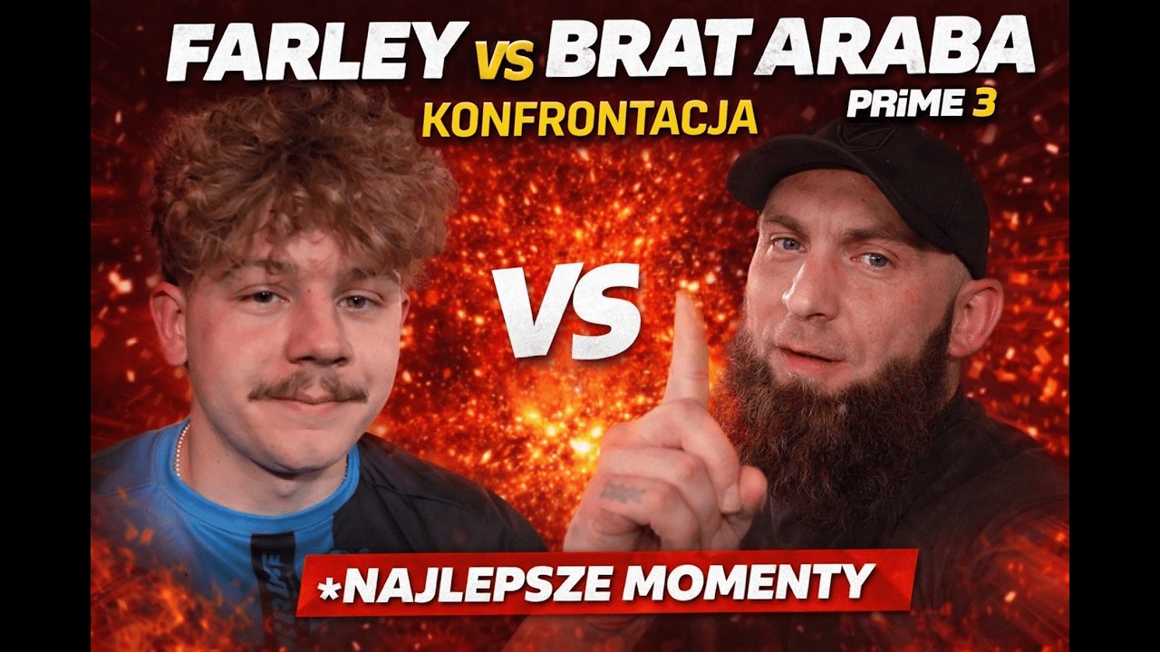 🔥 ALE POSZŁO! 😱 FARLEY vs BRAT ARABA &ndash; KONFRONTACJA PRIME 3