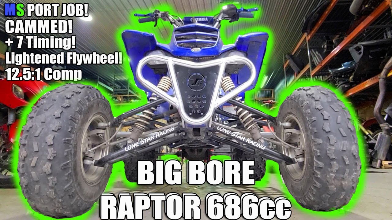 My FIRST TIME Riding a BIG BORE Raptor 686 (SCARY FAST!)