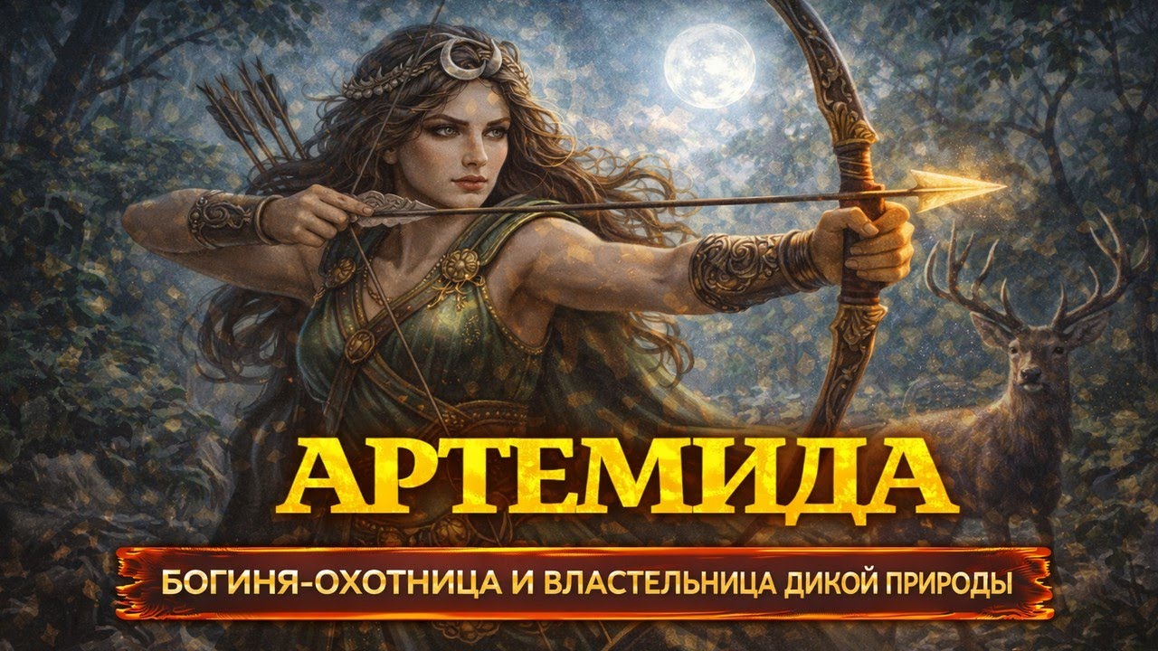 🌙 АРТЕМИДА — охотница и покровительница дикой природы | Древнегреческий миф
