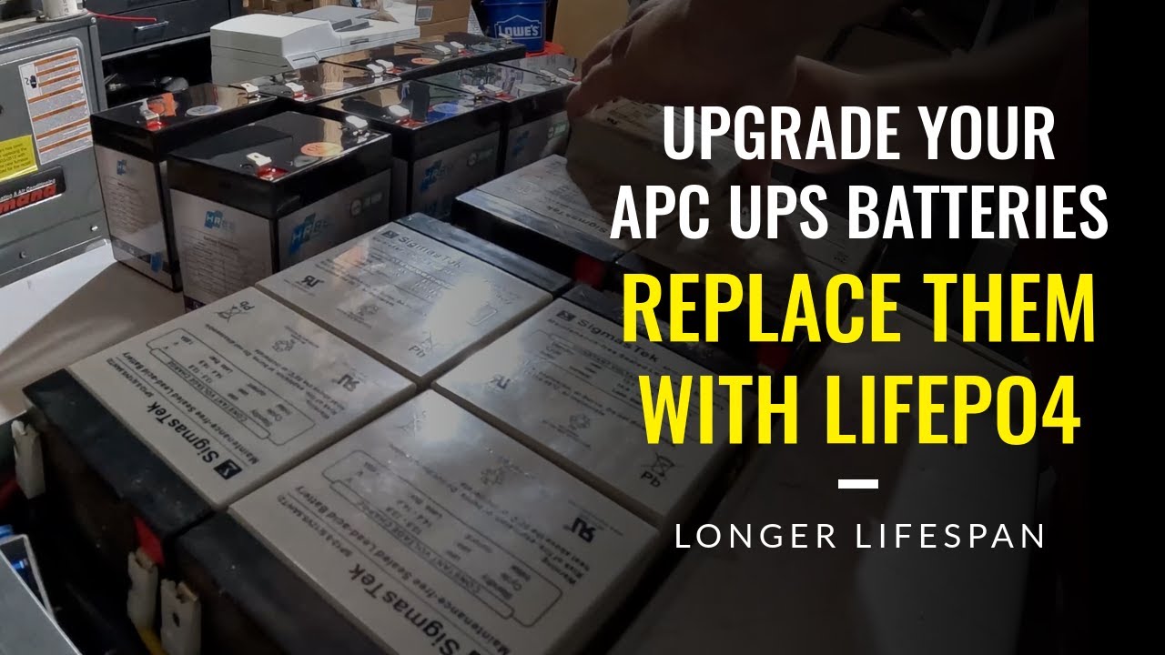 Апгрейд ИБП APC на аккумуляторы LiFePO4!!