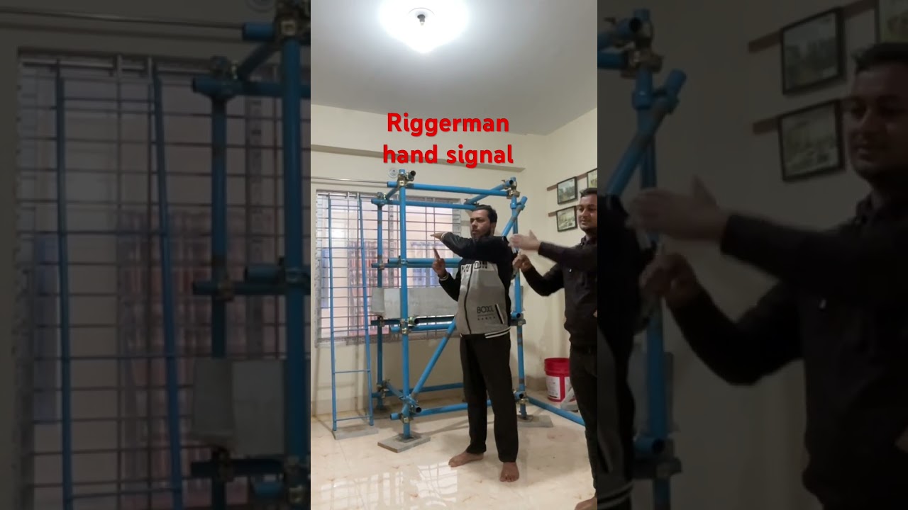 Rigger-3 Hand Signal #education #aramco #rigging