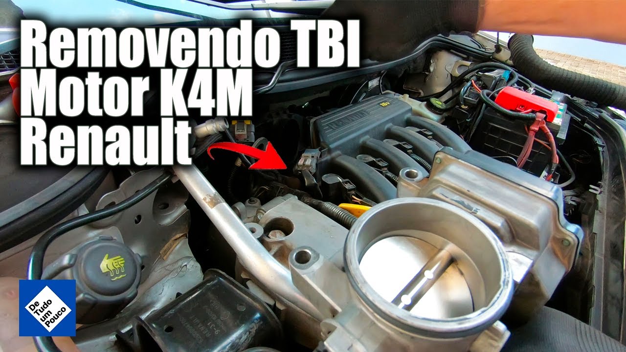 Remoção e Limpeza da TBI Megane ou toda Linha Renault motor K4M #tbi #renault