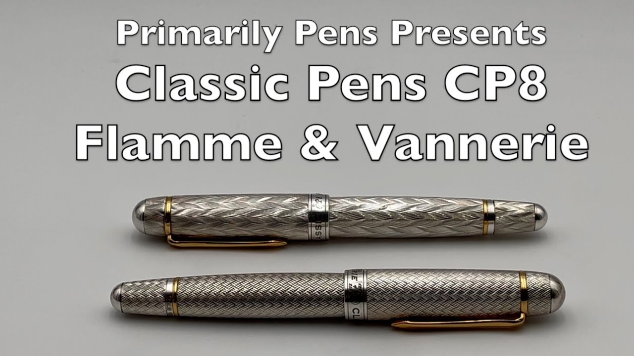 Classic Pens CP8 Murelli series - Flamme&Vannerie; quick review of these magnificent guilloche pens