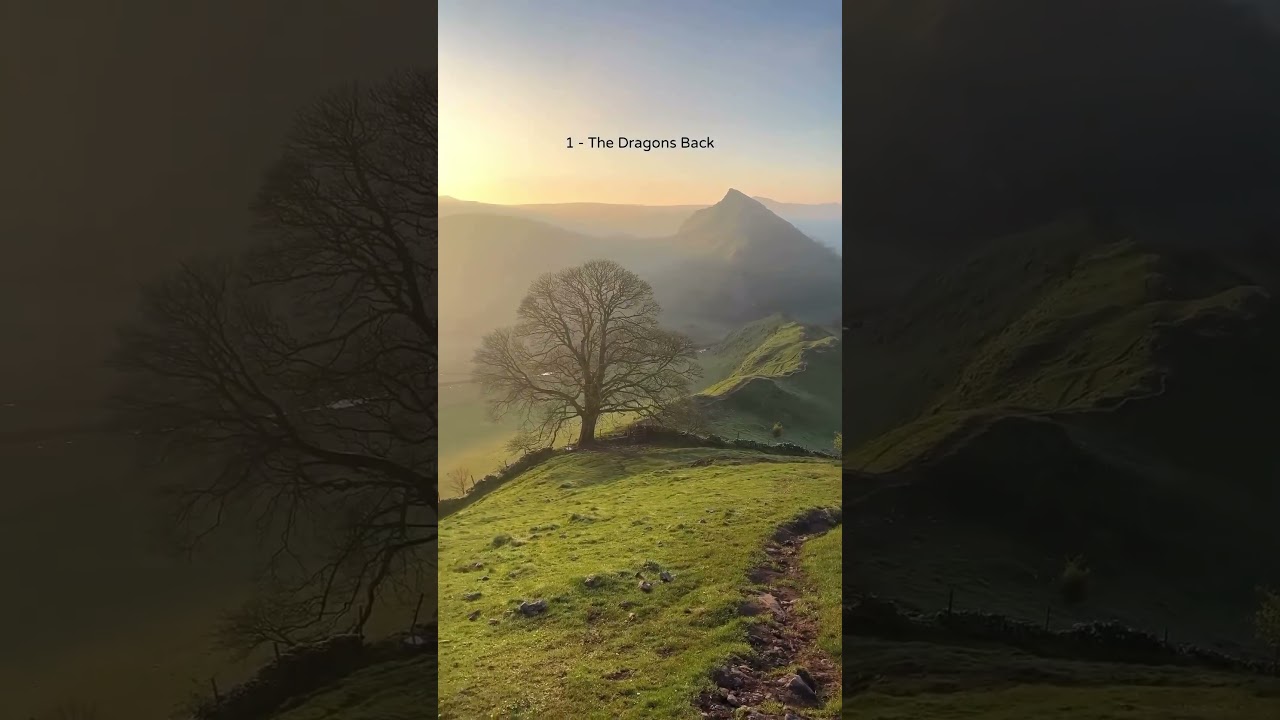 Top 3 sunrise spots in Peak District 😳🫢😮😱🥹🤭😍❤️ #shorts #travel #fyp