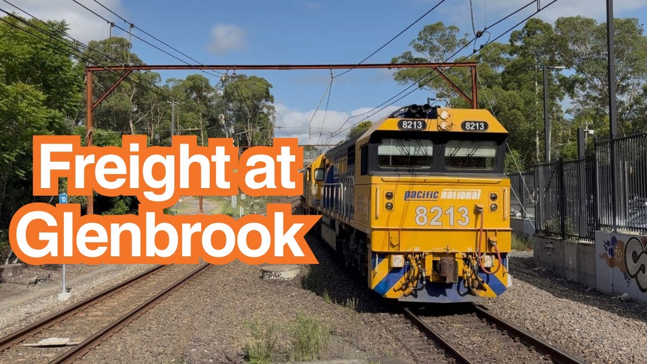 Train Spotting Vlog 50: Freight at Glenbrook