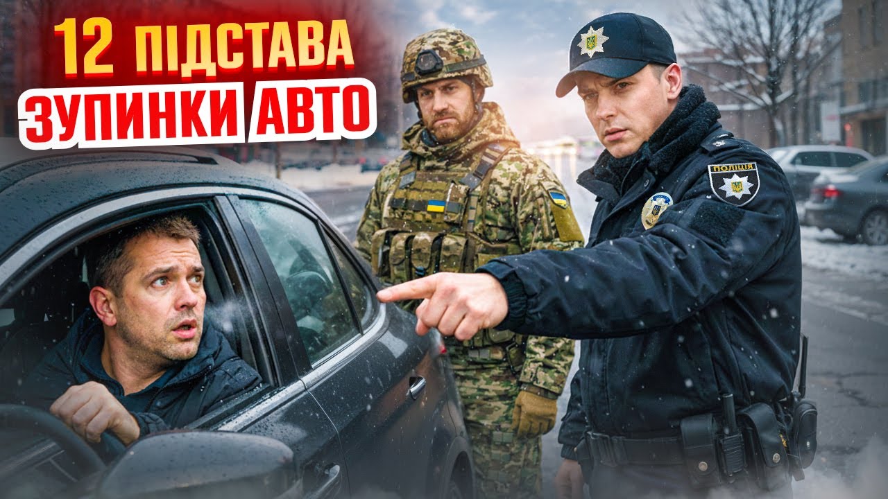 🆘 12-та причина зупинки авто — водіїв зупиняють КОЖНОГО