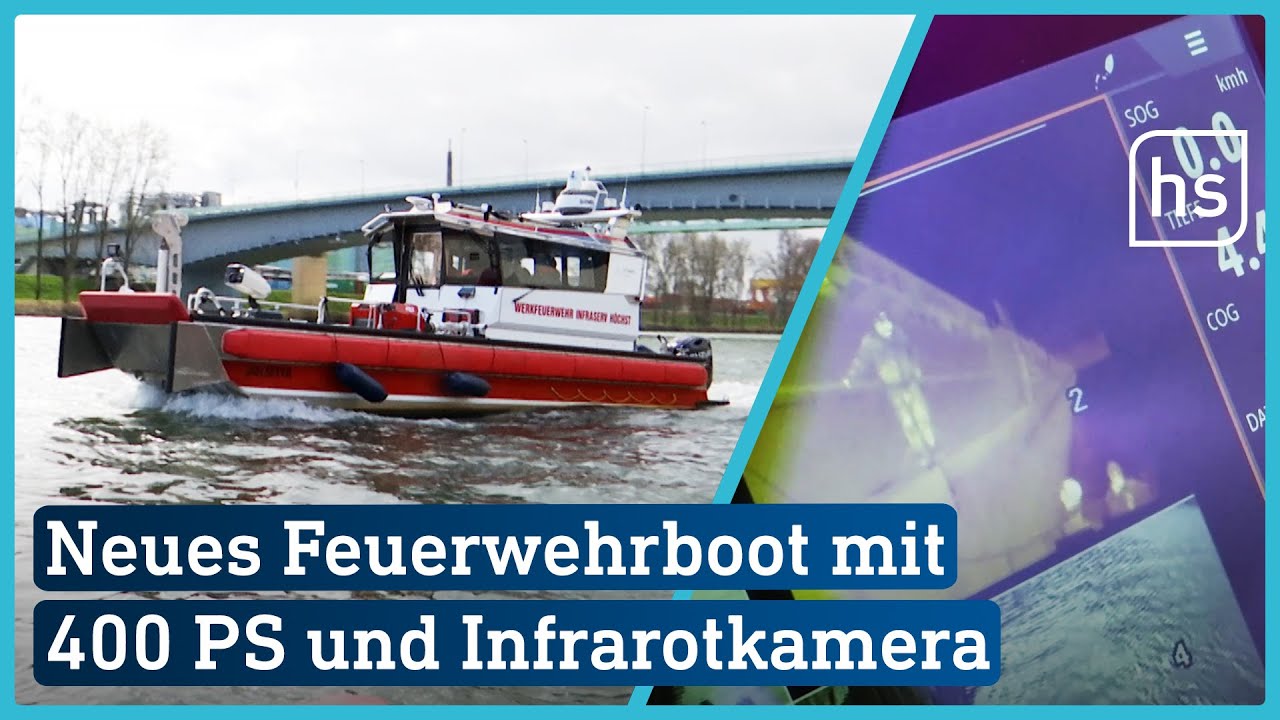 Frankfurter Feuerwehr bekommt neues Löschboot | hessenschau